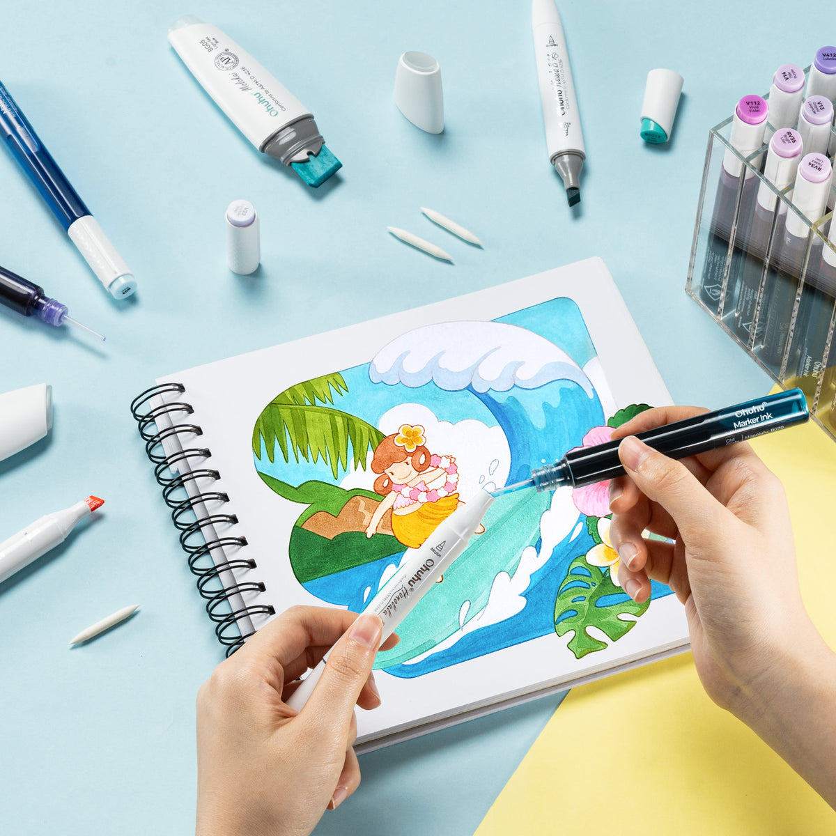 Ohuhu Marker Ink V416 / P5 Refill for Alcohol marker | Ohuhu Popular