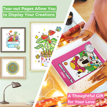 Ohuhu Double-Sided Bleedproof Coloring Book | Ohuhu Great Value