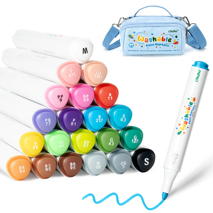 Ohuhu Washable Acrylic Paint Markers for Kids Bullet Tip | Ohuhu Everyday