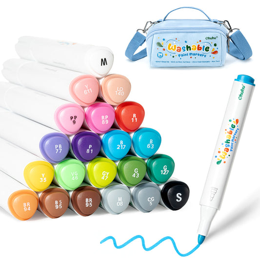 Ohuhu Washable Acrylic Paint Markers for Kids Bullet Tip | Ohuhu Everyday