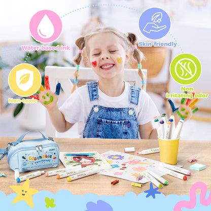 Ohuhu Washable Acrylic Paint Markers for Kids Bullet Tip | Ohuhu Everyday