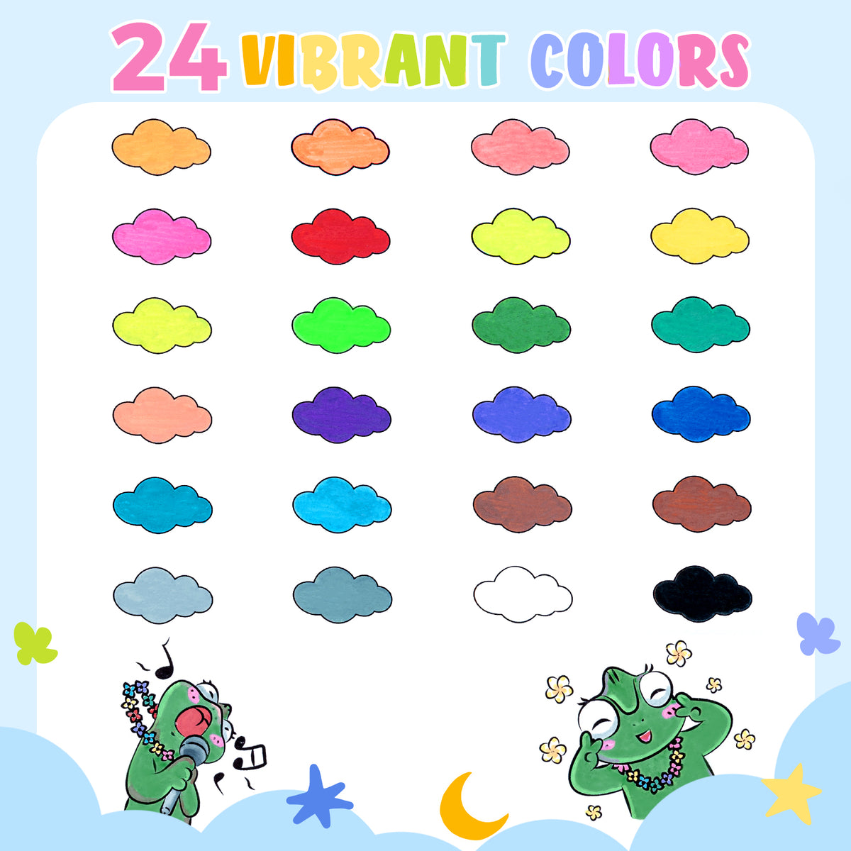 Ohuhu Washable Acrylic Paint Markers for Kids Bullet Tip | Ohuhu Everyday