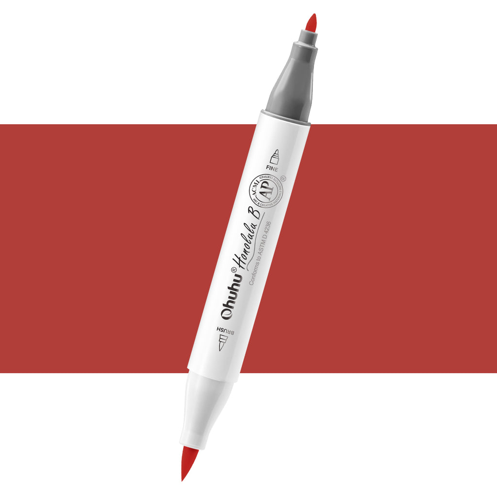 Ohuhu Honolulu B R016 (Replace R180) Individual Marker, Brush & Fine | Ohuhu Exclusive