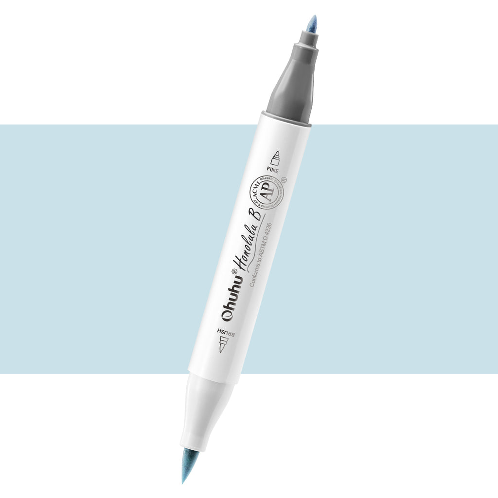 Ohuhu Honolulu B B03 (Replace B030) Individual Marker, Brush & Fine | Ohuhu Latest