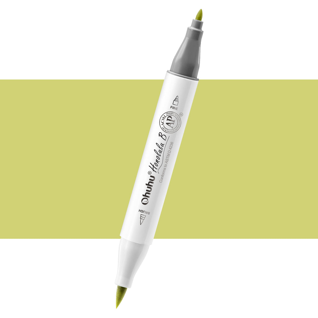 Ohuhu Honolulu B YG012 (Replace GY4) Individual Marker, Brush & Fine | Ohuhu Trusted