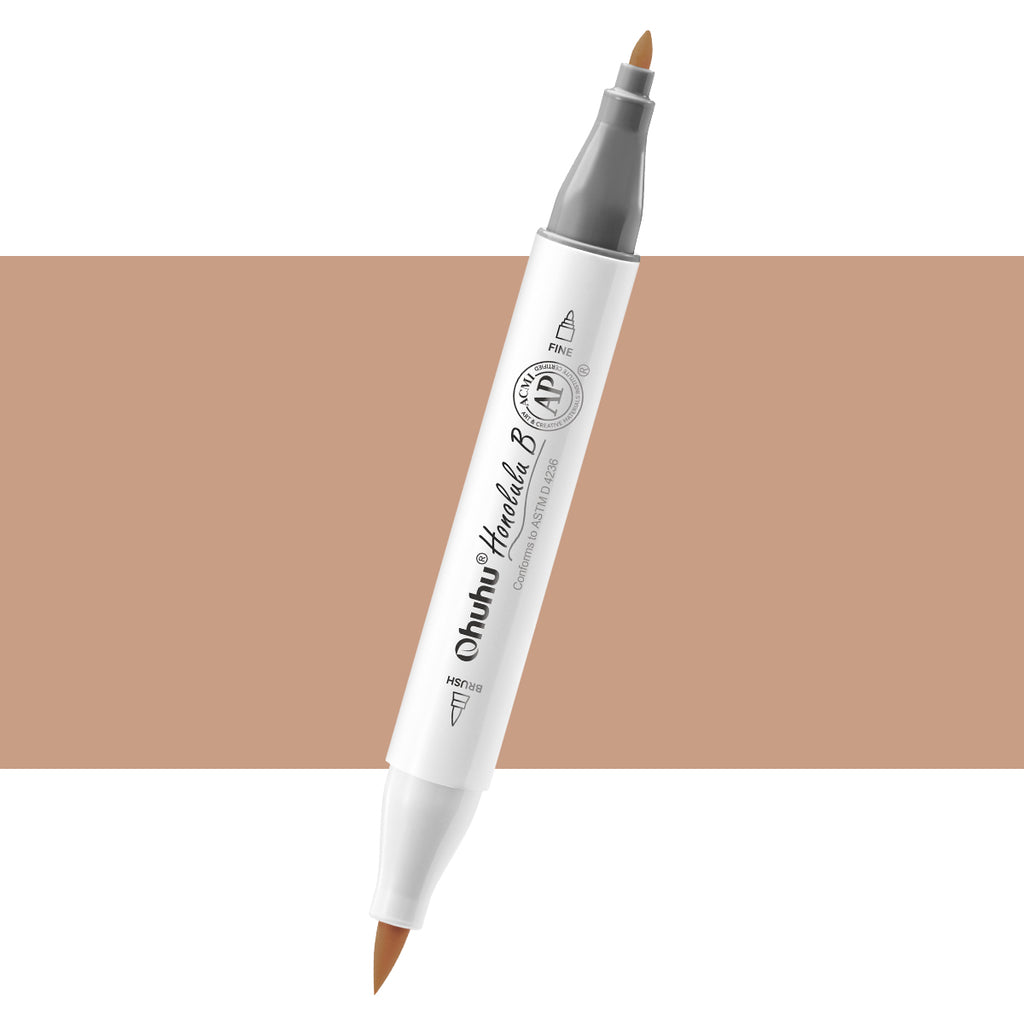 Ohuhu Honolulu B E58 (Replace E170) Individual Marker, Brush & Fine | Ohuhu Classic