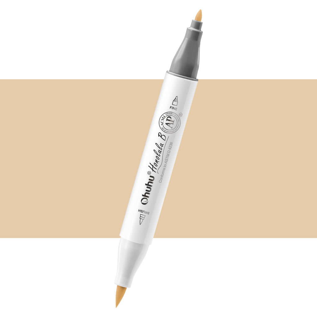 Ohuhu Honolulu B Y69 (Replace E210) Individual Marker, Brush & Fine | Ohuhu Everyday