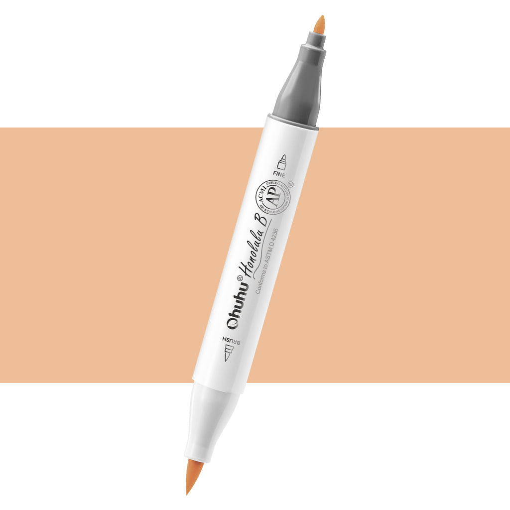 Ohuhu Honolulu B E46 (Replace E220) Individual Marker, Brush & Fine | Ohuhu Latest