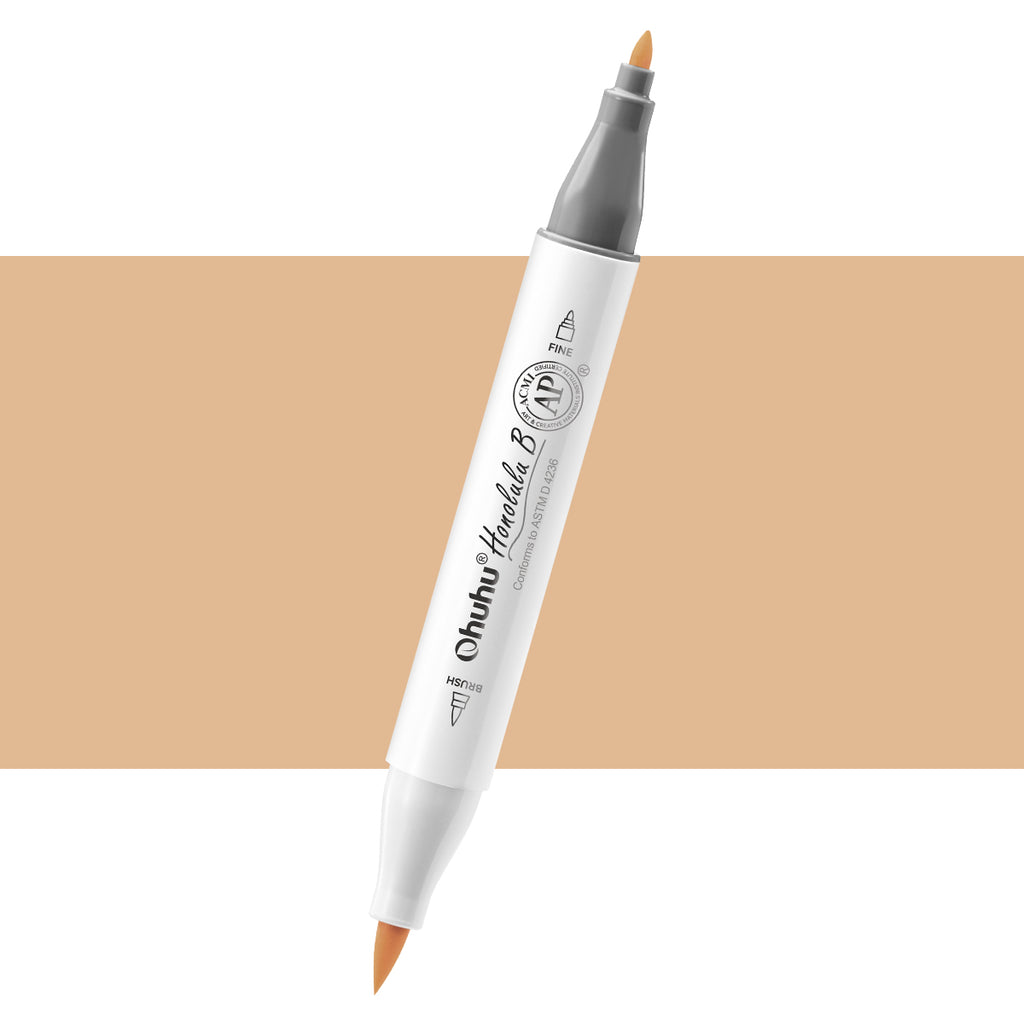 Ohuhu Honolulu B E47 (Replace YR209) Individual Marker, Brush & Fine | Ohuhu Quality