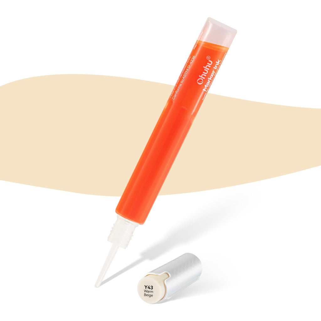 Ohuhu Marker Ink Y43 / YR212 / E191 Refill for Alcohol marker | Ohuhu Top Pick
