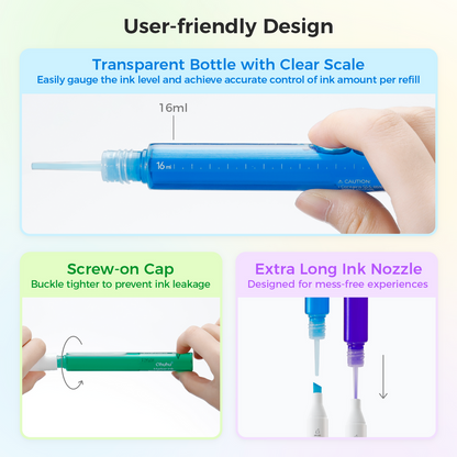 Ohuhu Marker Ink E92 / E380 Refill for Alcohol marker | Ohuhu Smart Buy