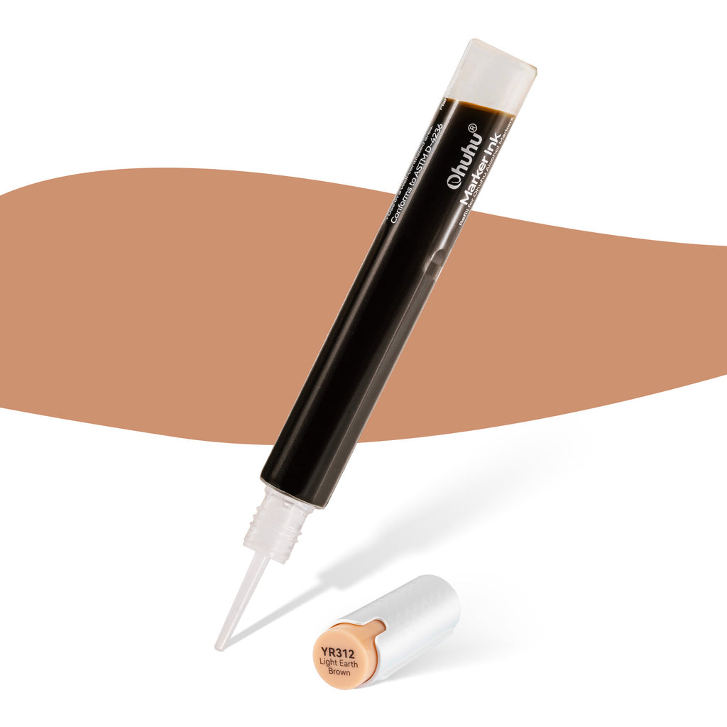 Ohuhu Marker Ink YR312 / E110 Refill for Alcohol marker | Ohuhu Top Pick