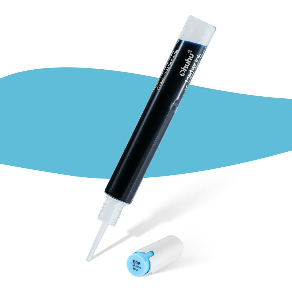 Ohuhu Marker Ink B09 / B070 Refill for Alcohol marker | Ohuhu Exclusive