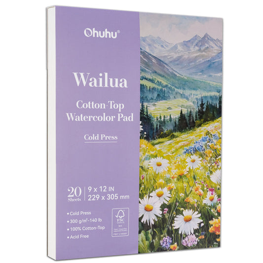 Ohuhu Wailua Cotton-Top Watercolor Pad | Ohuhu Discount