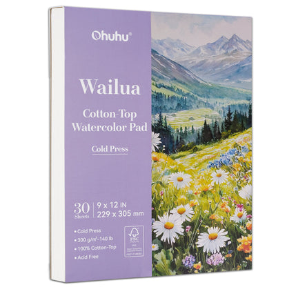 Ohuhu Wailua Cotton-Top Watercolor Pad | Ohuhu Discount