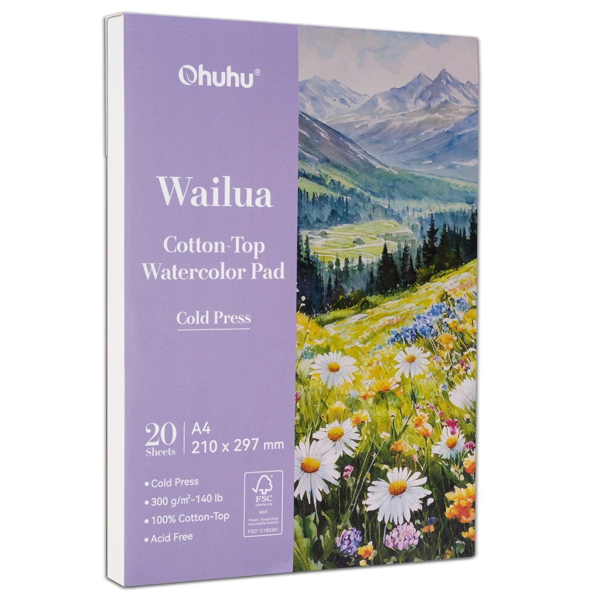 Ohuhu Wailua Cotton-Top Watercolor Pad | Ohuhu Discount