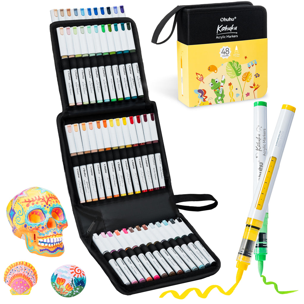 Ohuhu Kahuku Series Direct-ink Acrylic Paint Markers | Ohuhu Smart Buy