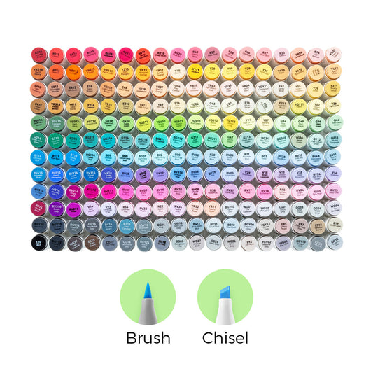 Ohuhu Honolulu 216 Colors Dual Tips Alcohol Art Markers (New Color Codes) | Ohuhu Sale