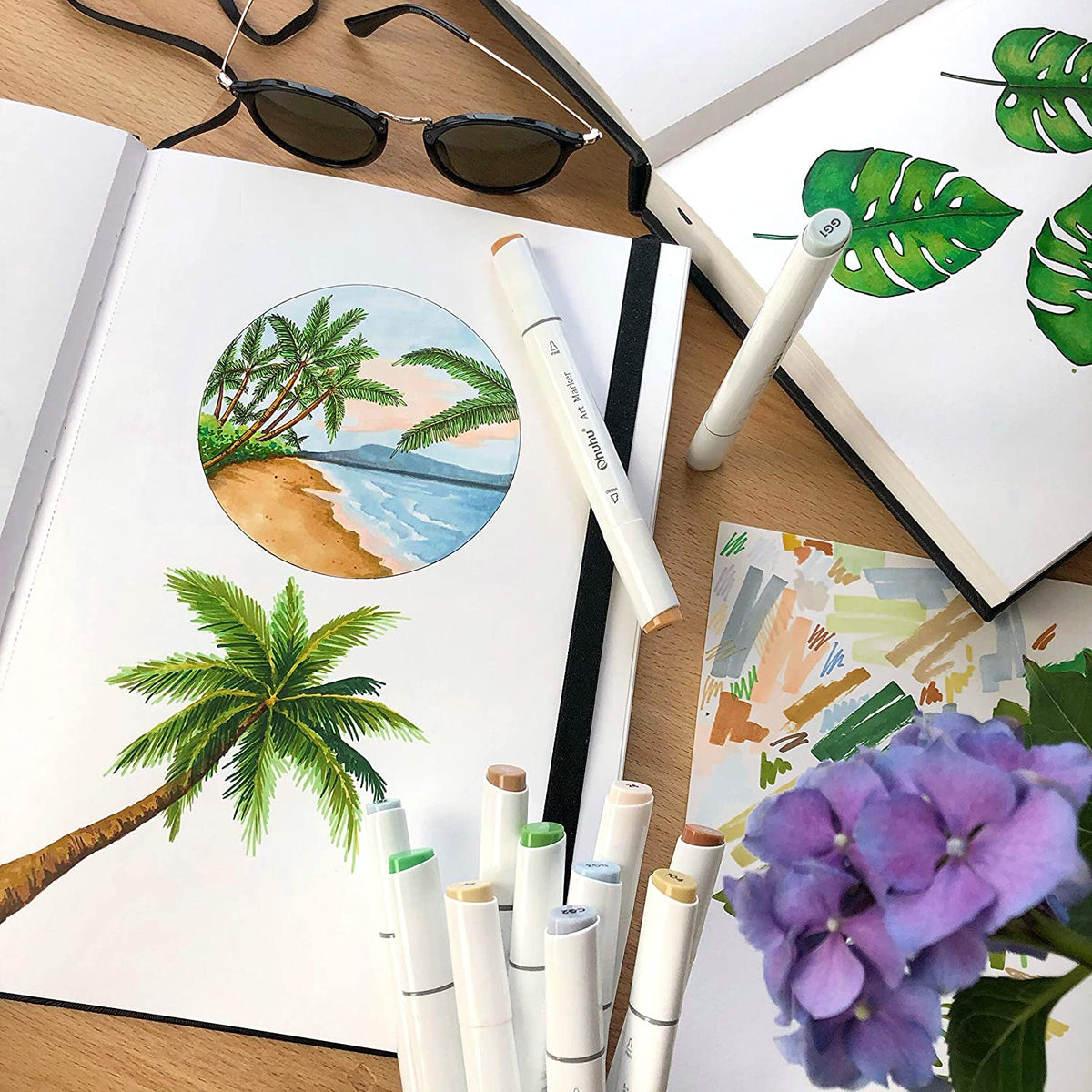 Ohuhu Marker Pads Art Sketchbooks for Markers | Ohuhu Premium