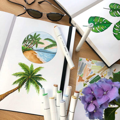 Ohuhu Marker Pads Art Sketchbooks for Markers | Ohuhu Premium