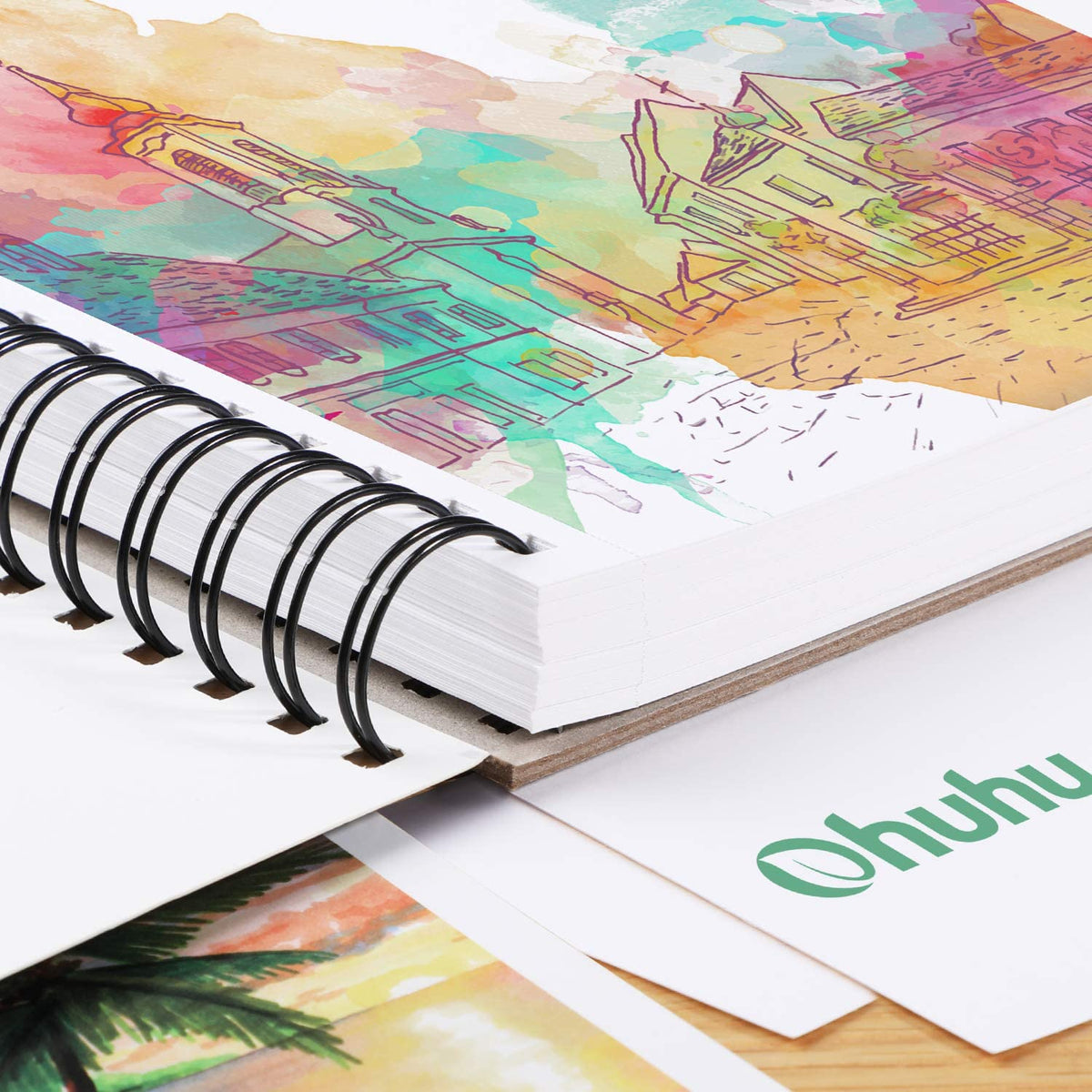 Ohuhu Spiral-Bound Marker Pad for Alcohol Markers | Ohuhu Signature