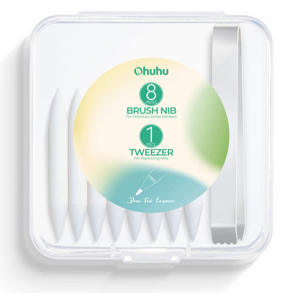 Ohuhu Replacement Brush Nibs Of Honolulu & Honolulu B Series | Ohuhu Best Price