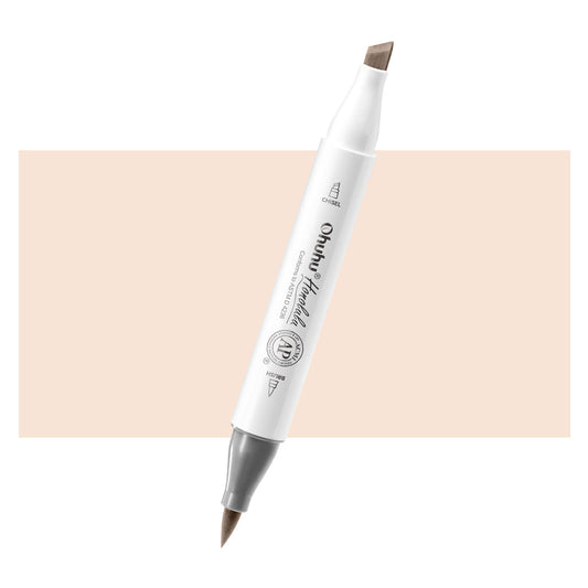 Ohuhu Honolulu R18 / YR04 Individual Marker, Brush & Chisel | Ohuhu Great Value