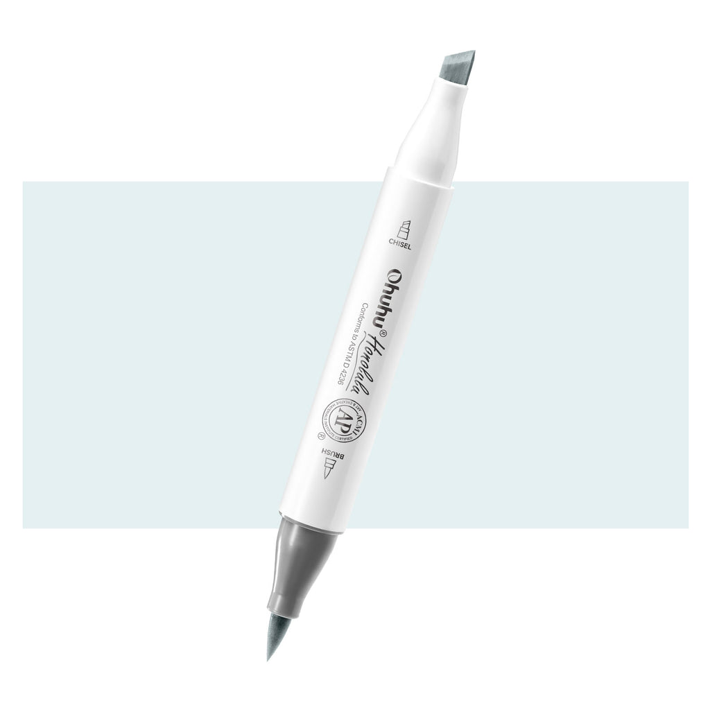 Ohuhu Honolulu MG020 / B21 Individual Marker, Brush & Chisel | Ohuhu Featured