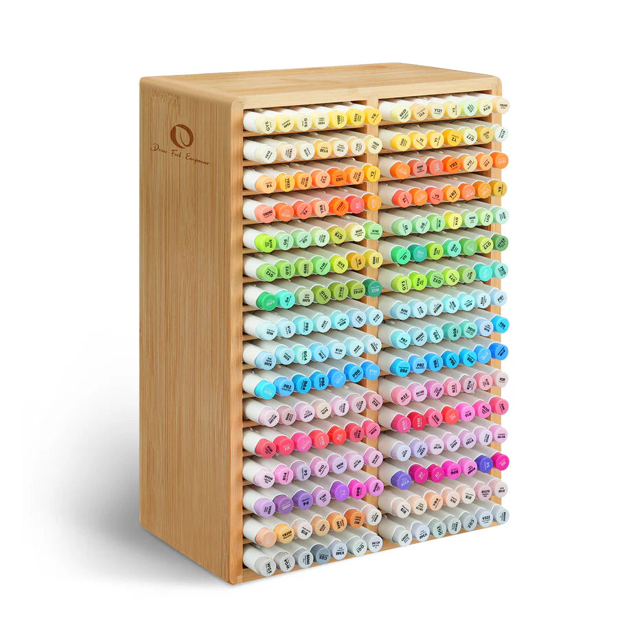 Ohuhu Bamboo Marker Organizer | Ohuhu Customer Favorite