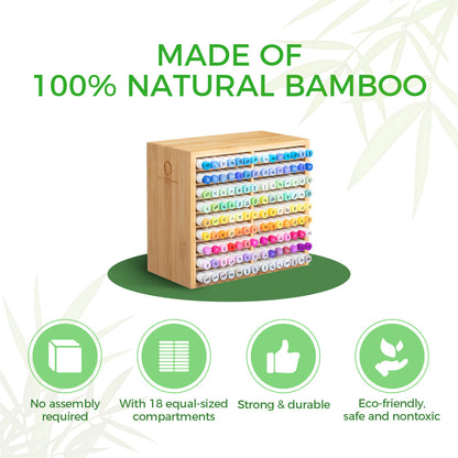 Ohuhu Bamboo Marker Organizer | Ohuhu Customer Favorite