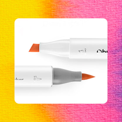 Ohuhu Oahu RV210 / RV08 Individual Marker, Fine & Chisel | Ohuhu Hot Sale