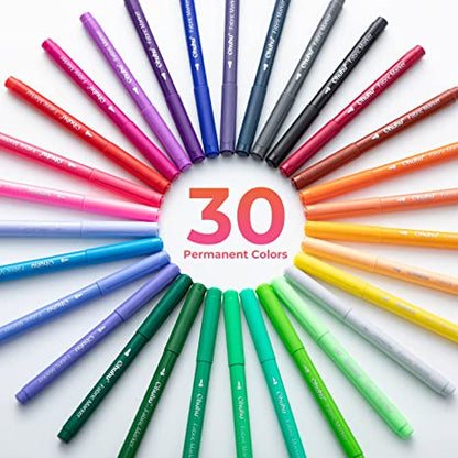 Ohuhu Fabric 30 Color Markers Permanent for Clothes | Ohuhu Trending