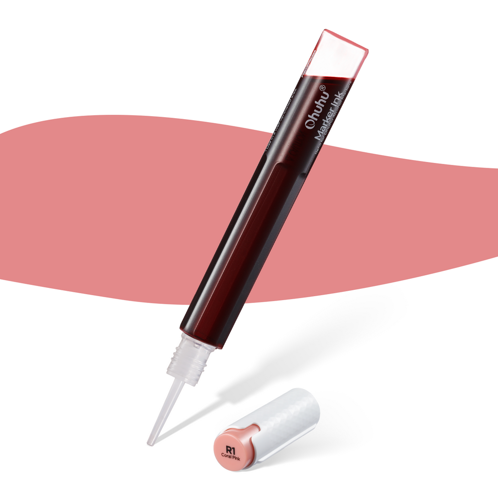 Ohuhu Marker Ink R210 / R393 / R1 Refill for Alcohol marker | Ohuhu Exclusive