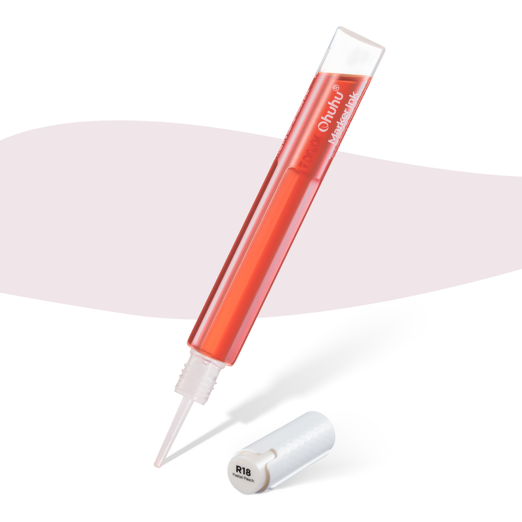 Ohuhu Marker Ink YR04 / E494 / R18 Refill for Alcohol marker | Ohuhu Featured