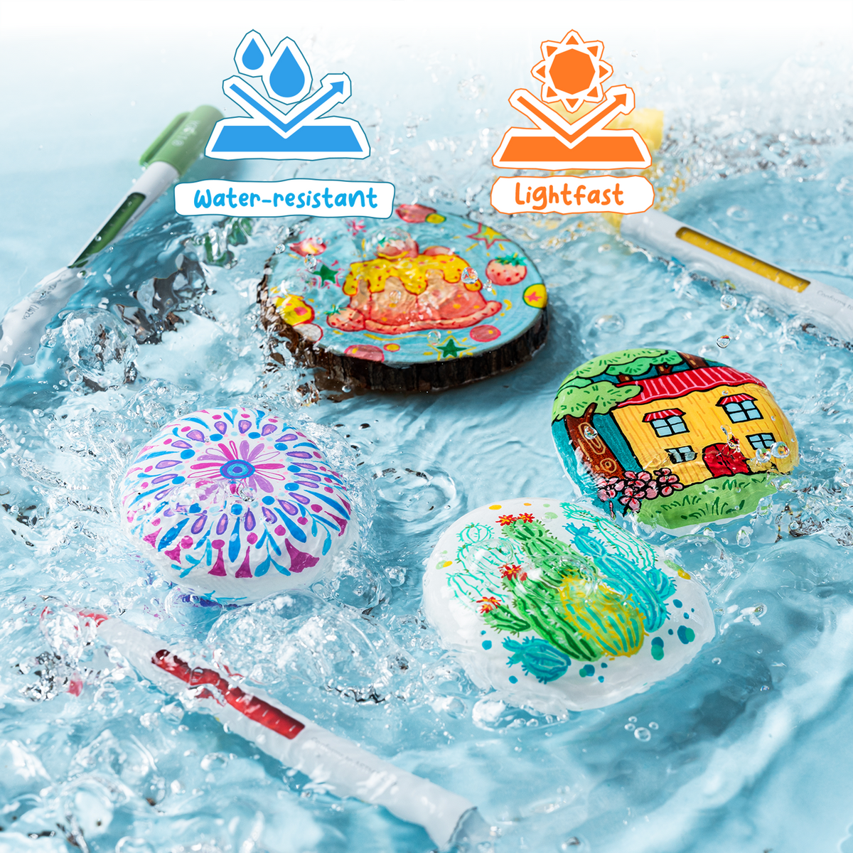 Ohuhu Wai Momi Acrylic Gel Pens | Ohuhu Value