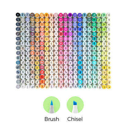 Ohuhu Honolulu Brush Markers - Large Set | Ohuhu Latest