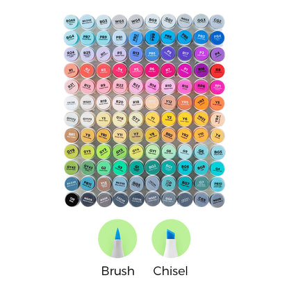 Ohuhu Honolulu Brush Markers - Large Set | Ohuhu Latest