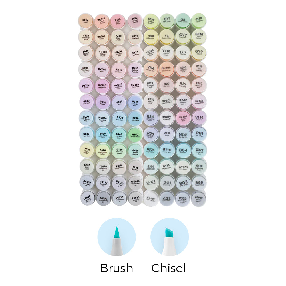Ohuhu Honolulu Brush Markers - Large Set | Ohuhu Latest
