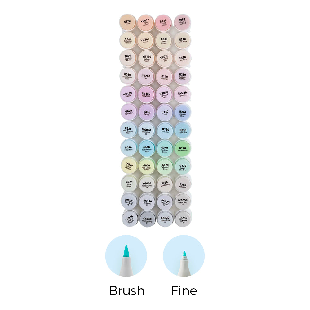 Ohuhu Honolulu Brush Markers - Small Set | Ohuhu Trending