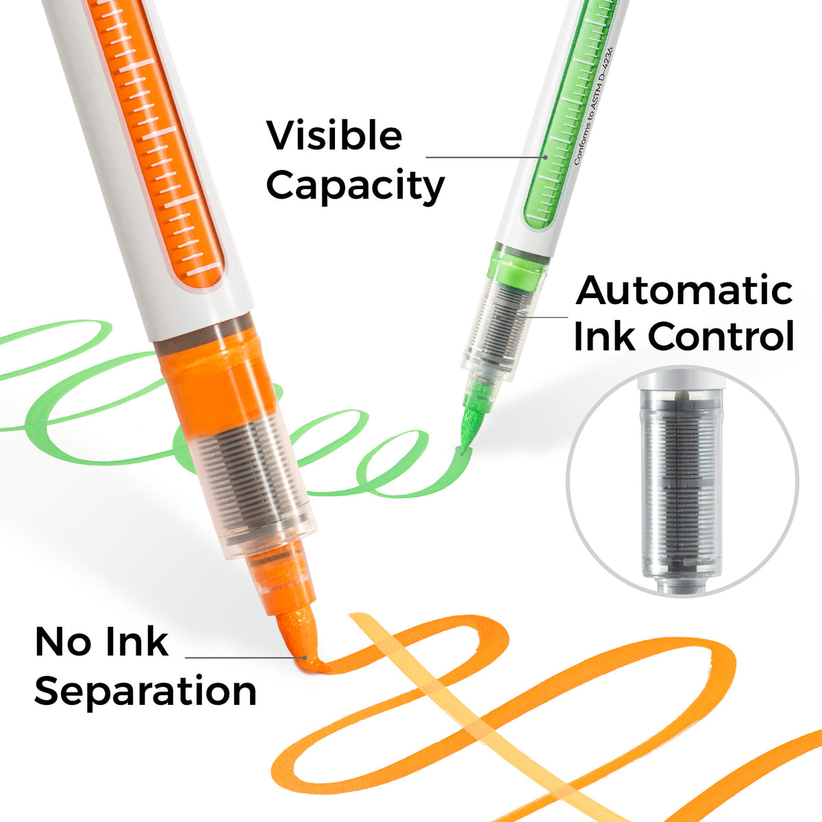 Ohuhu Direct-ink Acrylic Markers 24 Colors - Nahuku | Ohuhu Special Offer