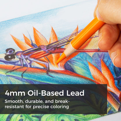 Ohuhu Halawa Series 72 Colors Oil-based Colored Pencils | Ohuhu Deals